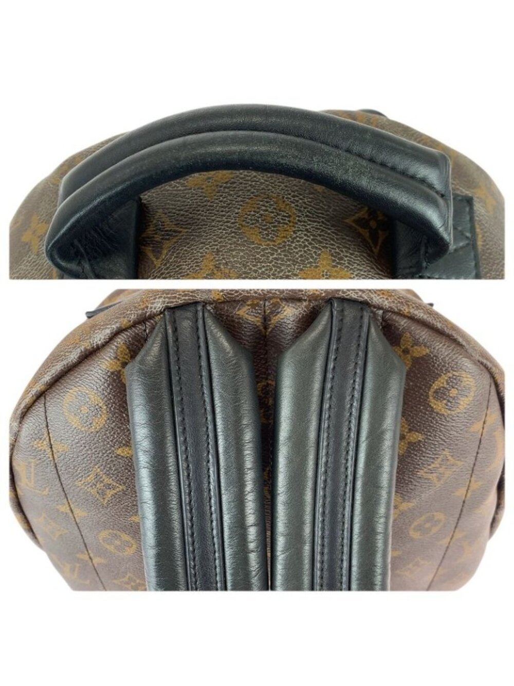 Louis Vuitton Monogram Palm Spring MM Brown Black Gold - Picture 6 of 9